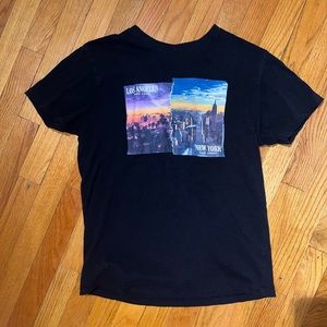 Black Los Angeles & New York T-shirt | Size S